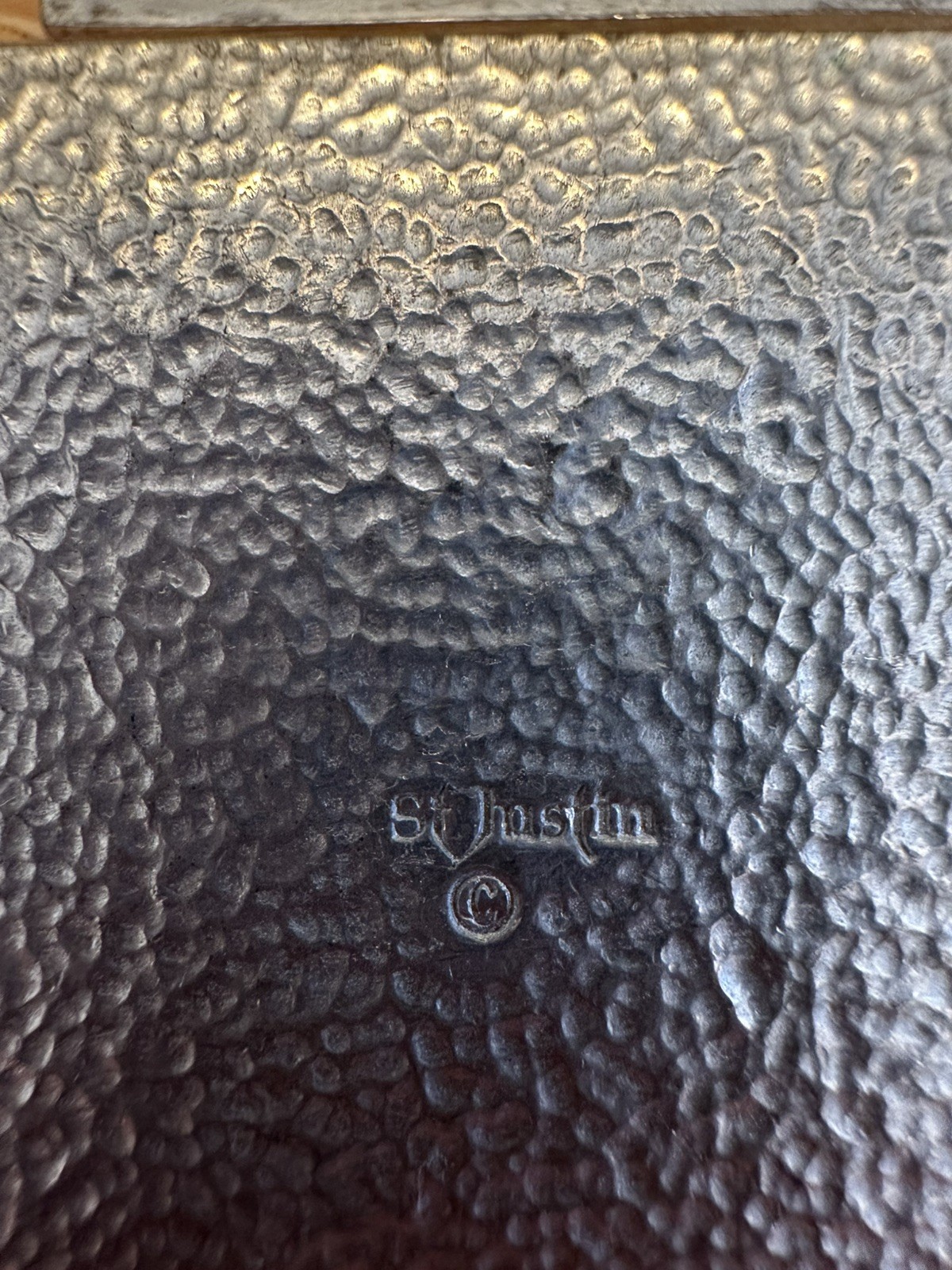 St. Justin Vintage Pewter, Celtic Knotwork Trinket Box