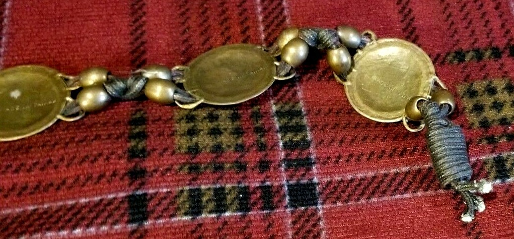 Vintage Choker Gothic Length 17.3″ one side needs a clasp NICE VG COND. See Pics