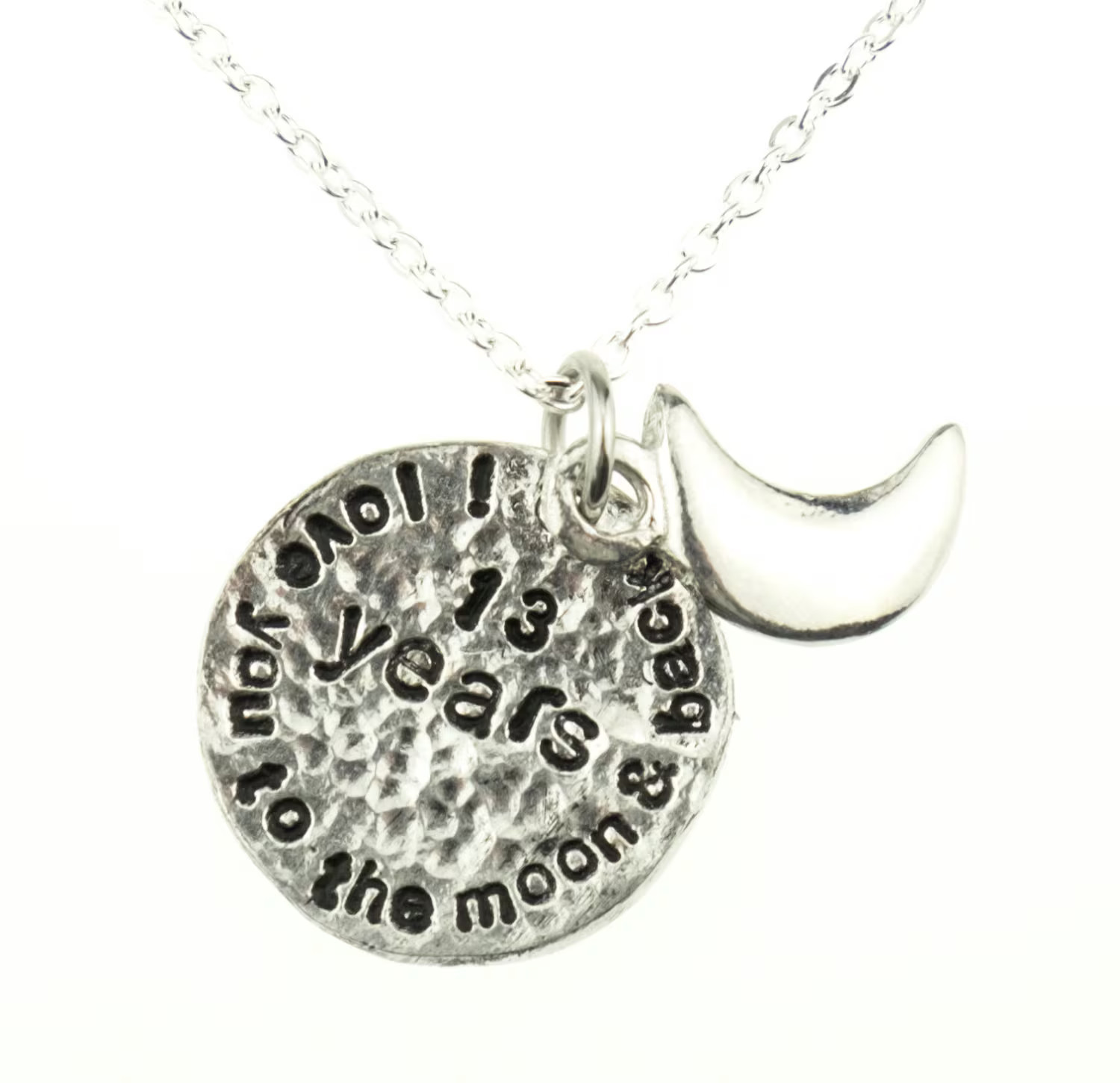 13th Anniversary Pendant for Wife Gift UK