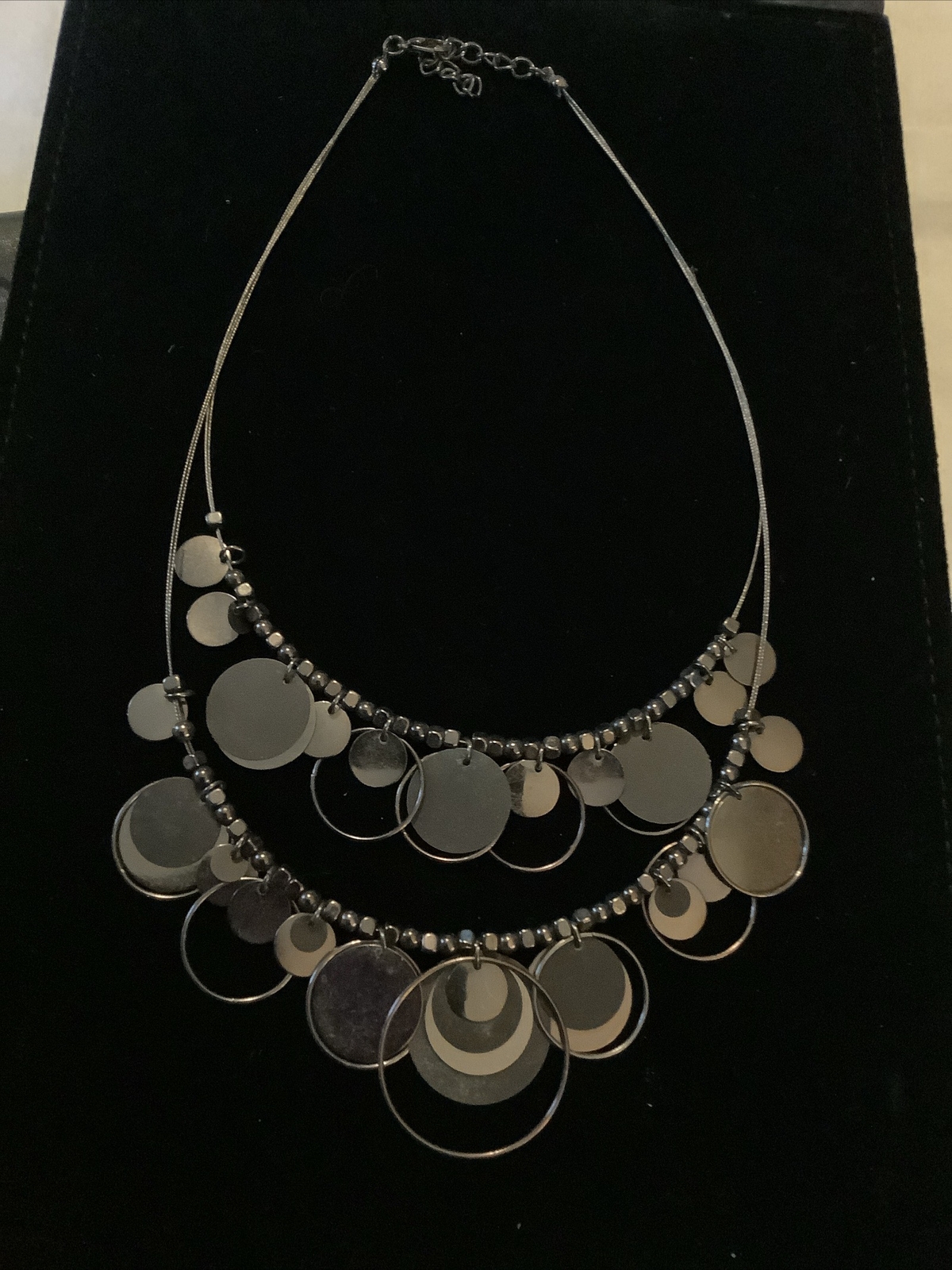 Bronze Wire Art Fashion Necklace 16” With 3” Extender