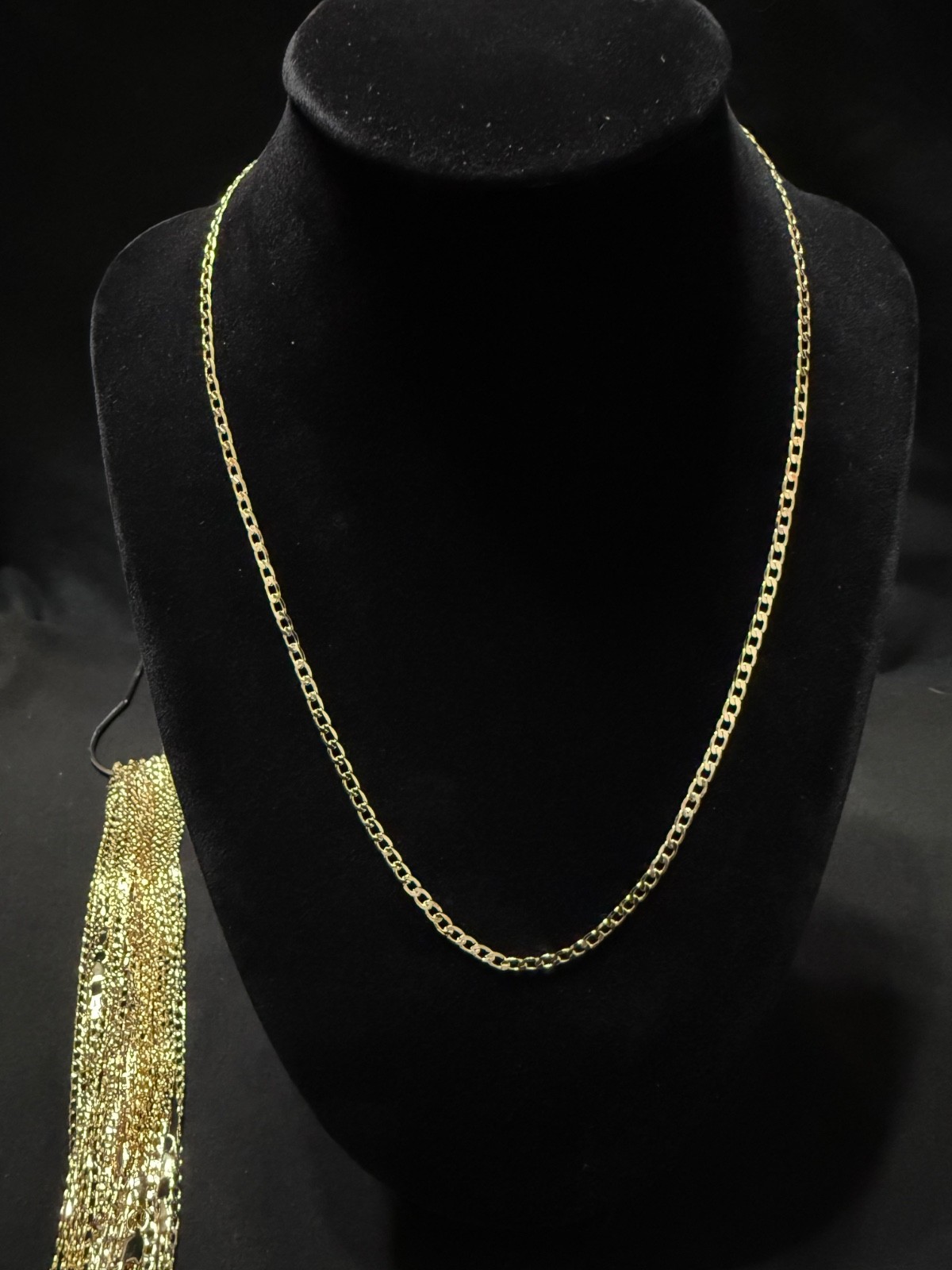 micro cuban 18k gold filled 16 inch 3mm