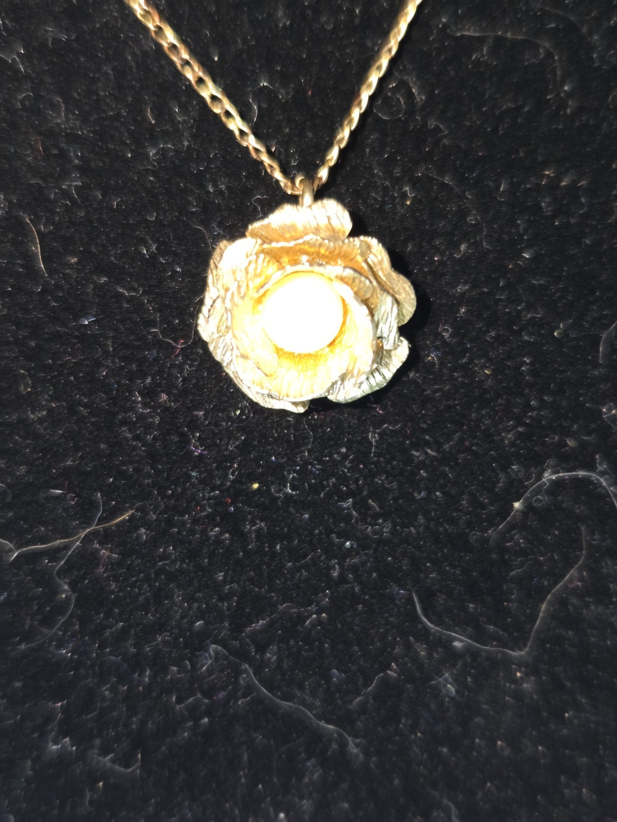 1/20 12k Gold Filled Necklace And Screw On Earring Set Unbranded Chain Unmarked