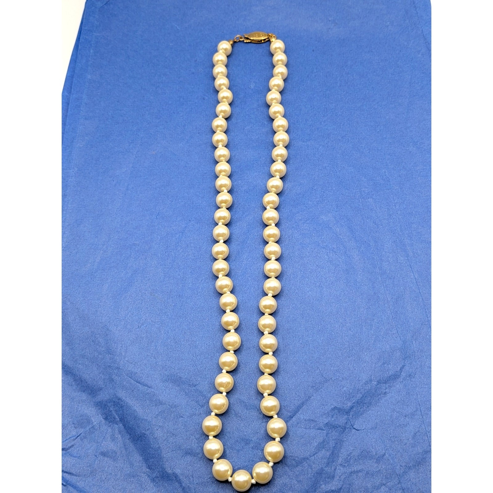 AVON Faux Pearl Jewelry Lot Women Gold Tone Necklace Earrings Rings Vintage READ