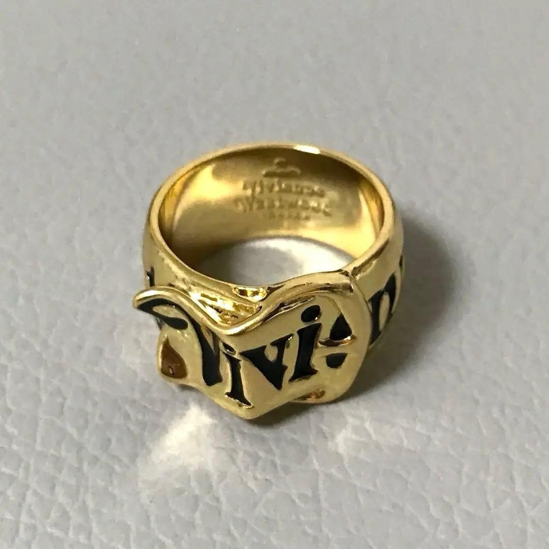 Belt Ring Gold Size 6.5-7 Mens Accessory Jewelry With Pouch