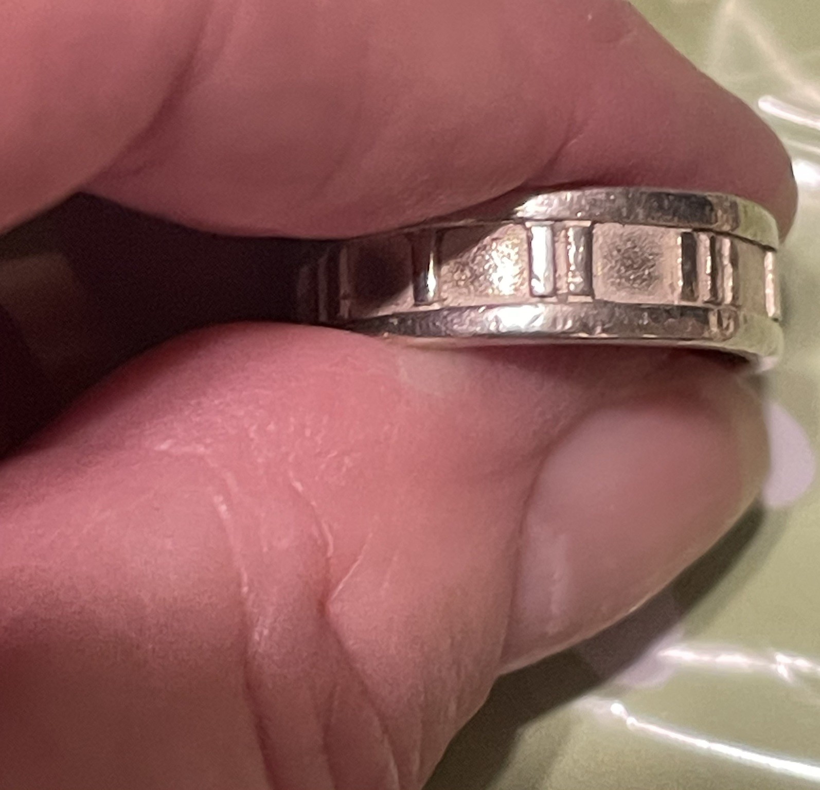 Tiffany and Co. Ring Atlas Silver 925