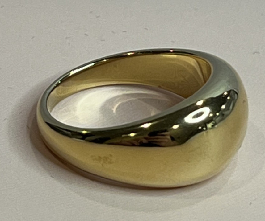 Macy’s New Men’s Stainless Steel Dome Ring 10 mm Wide Polished Band Comfort Fit