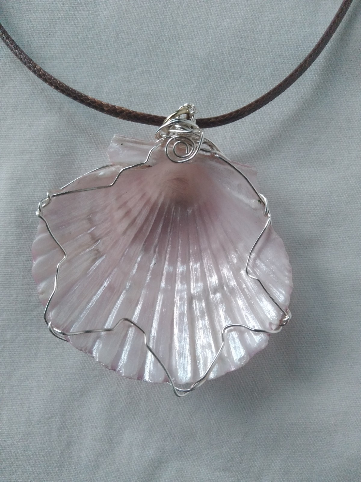 Seashell Pendant Beach Necklace 19″ Boho Women’s Jewelry USA Seller Gift