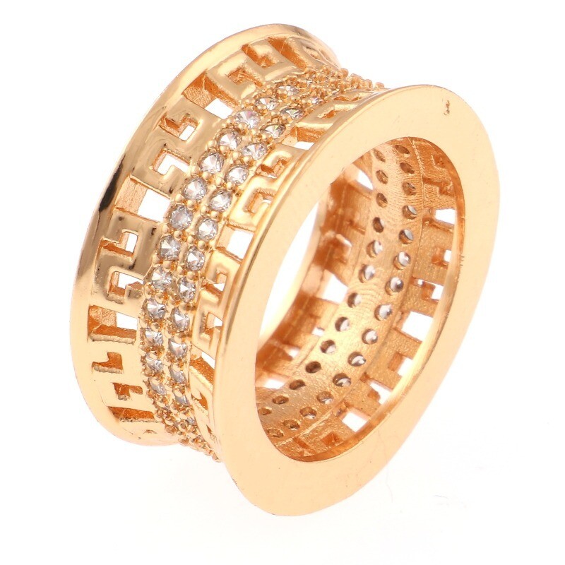 Gold Tone Fashion Gold Plated Ring- LVK005-G7