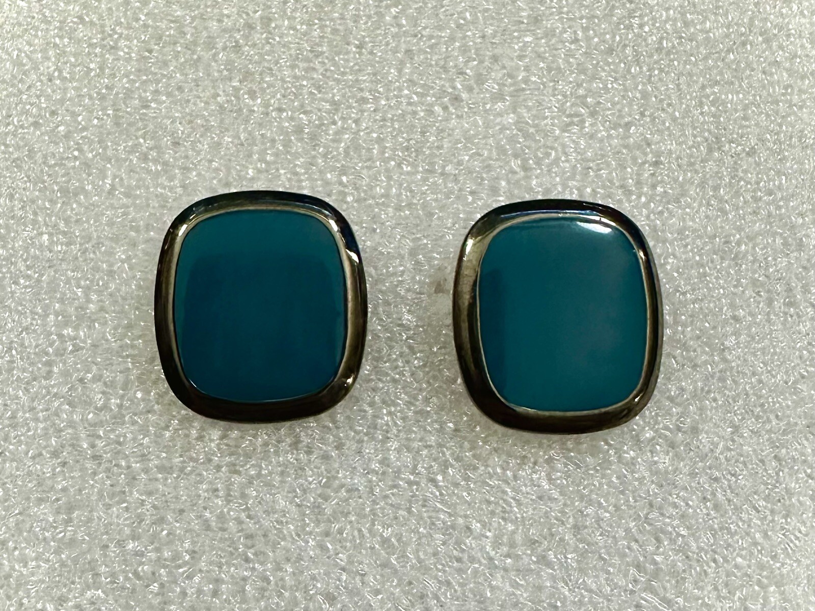 Earrings ~ Cosmetic ~ D.A.M. ~ Rounded Square ~ Stud ~ 3/4” X 3/4” ~ !L🟢🟢K!