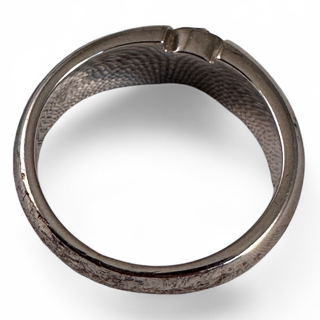 Unbranded Solitaire Ring Women Size 8 Silver Clear Good Tension Set Minimalist