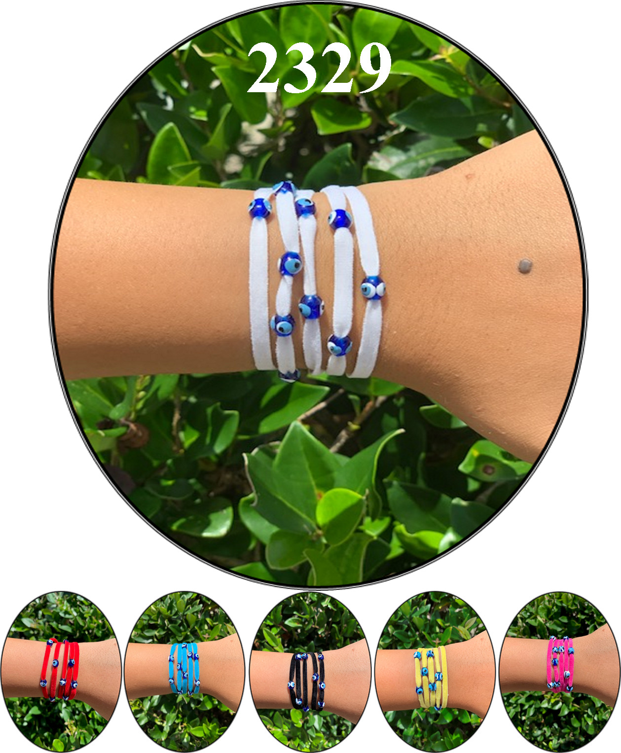 Turkish Wrap-Around Evil Eye Friendship Bracelet #2329