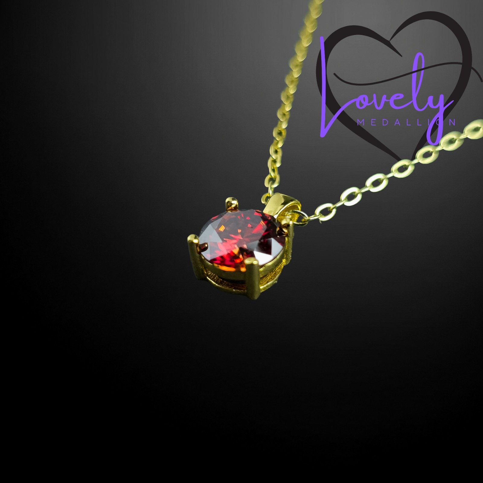 Vivid Red One Red Carat Moissanite
