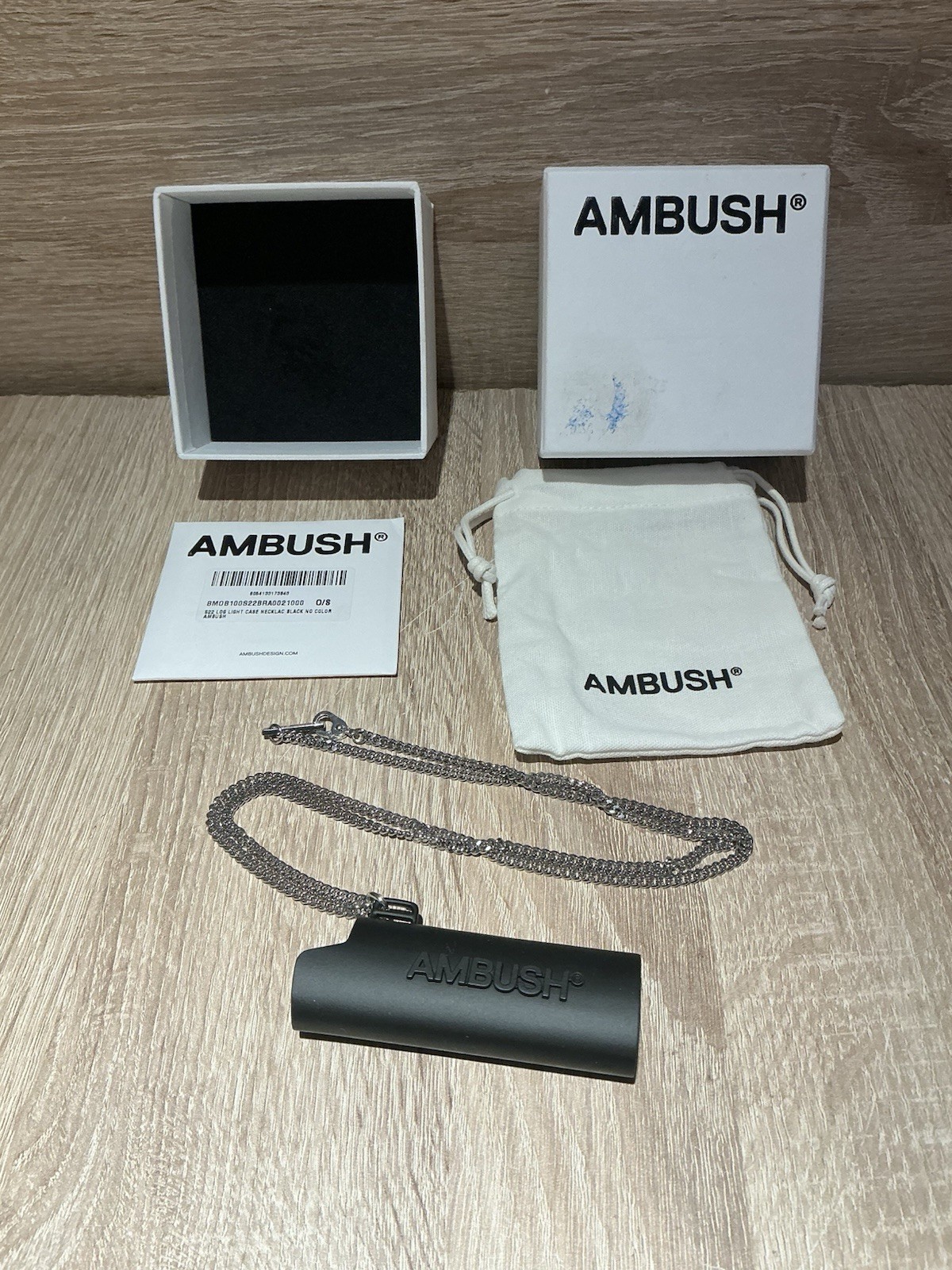 Ambush Lighter Necklace New Boxed Designer Jewellery Quirky Statement Piece (c