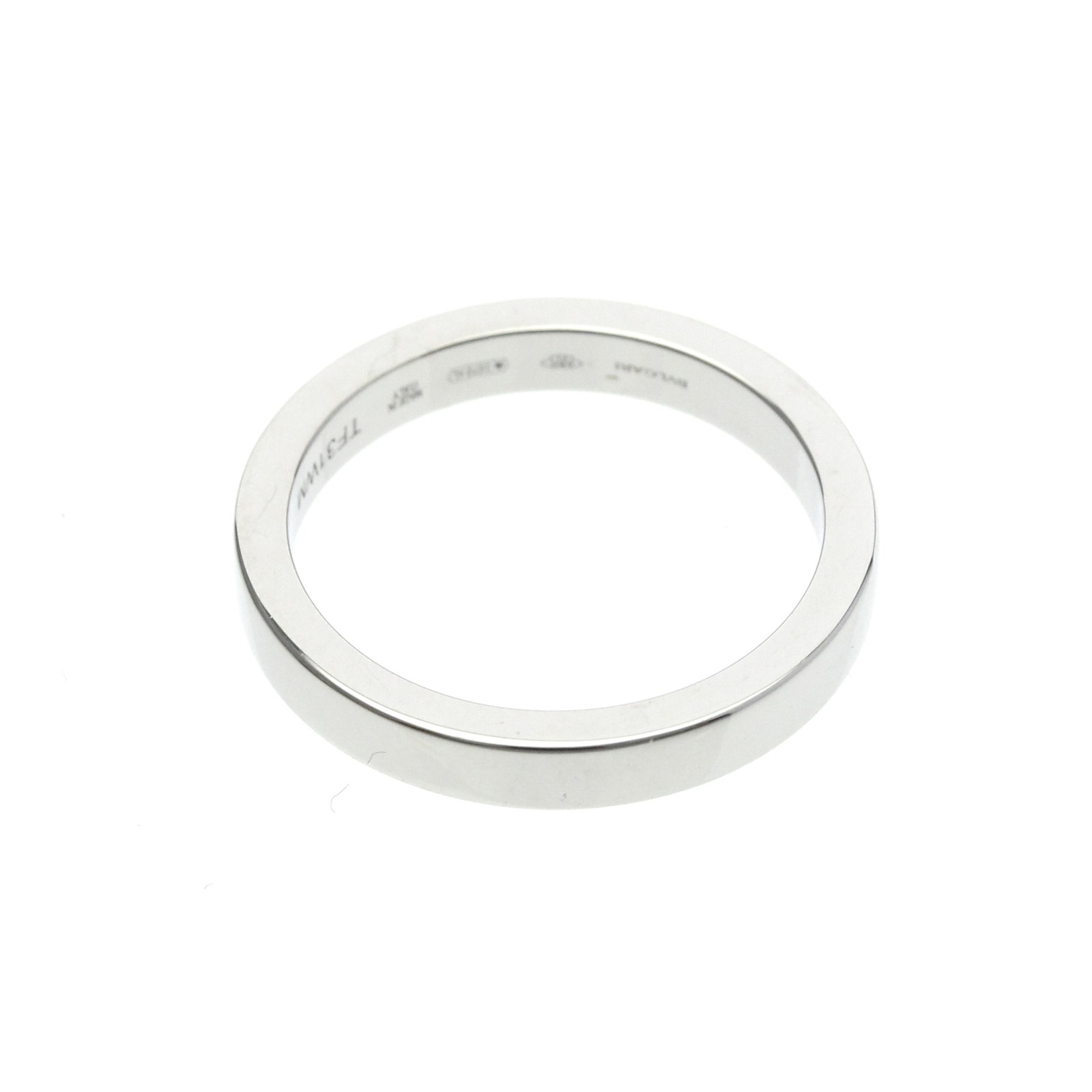 Bvlgari Marry Me Ring Platinum Fashion No Stone Band Ring Silver 6.5-7 BF594873