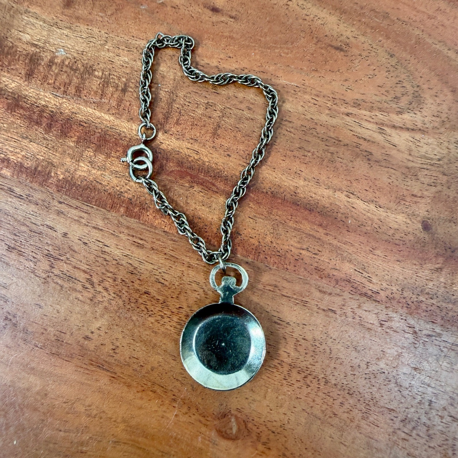 Vintage Masonic Pendant Necklace with Enamel Emblem and Rope Chain