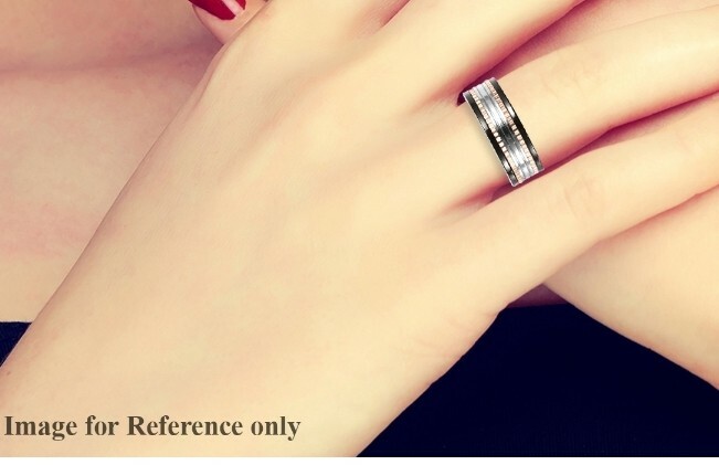 Multi-Row Spinner Band Ring in ION Plated YG & Stainless Steel (Size 7.0)