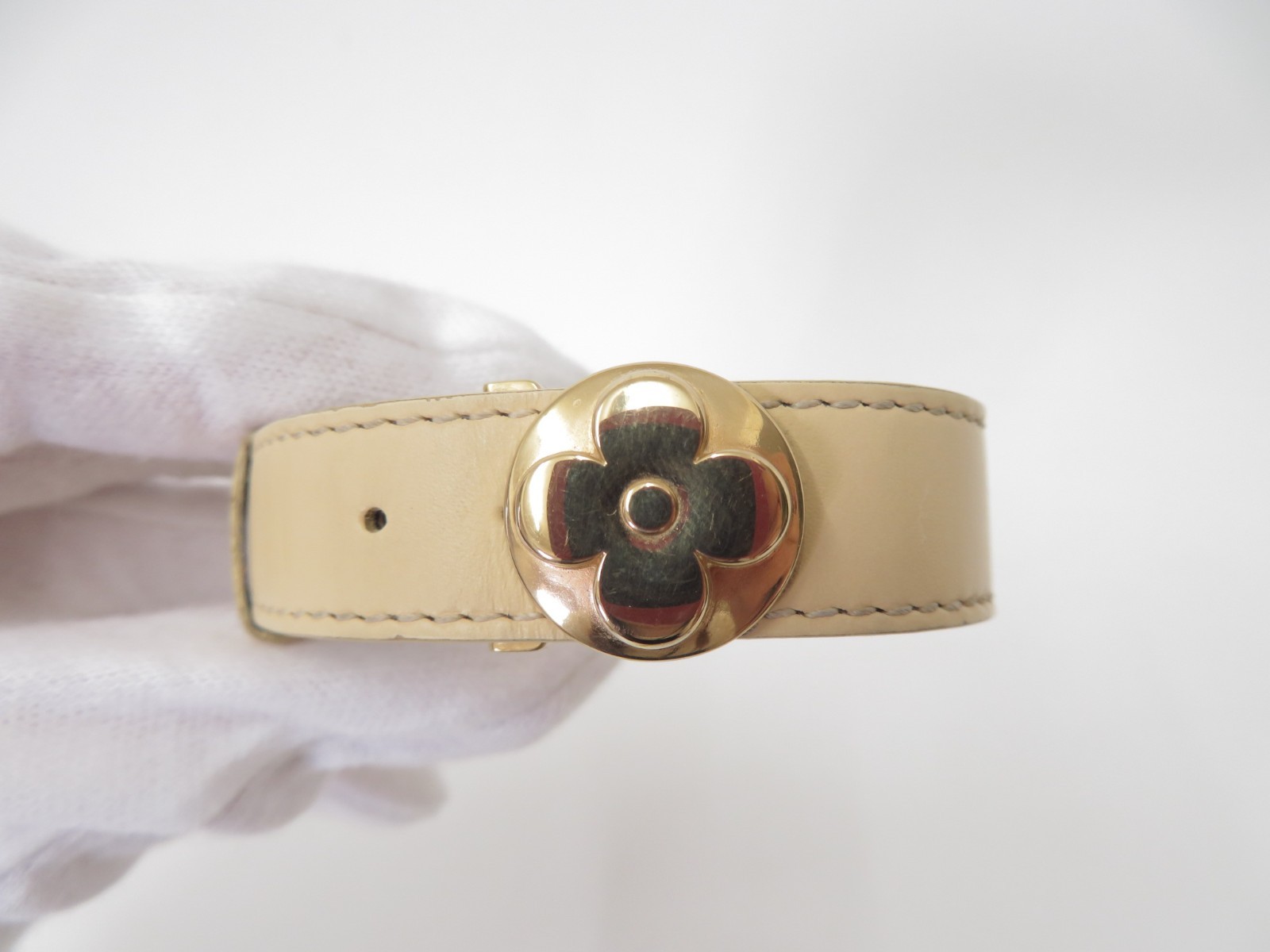 Authentic Louis Vuitton Monogram Vernis Good Luck Bracelet F#51376