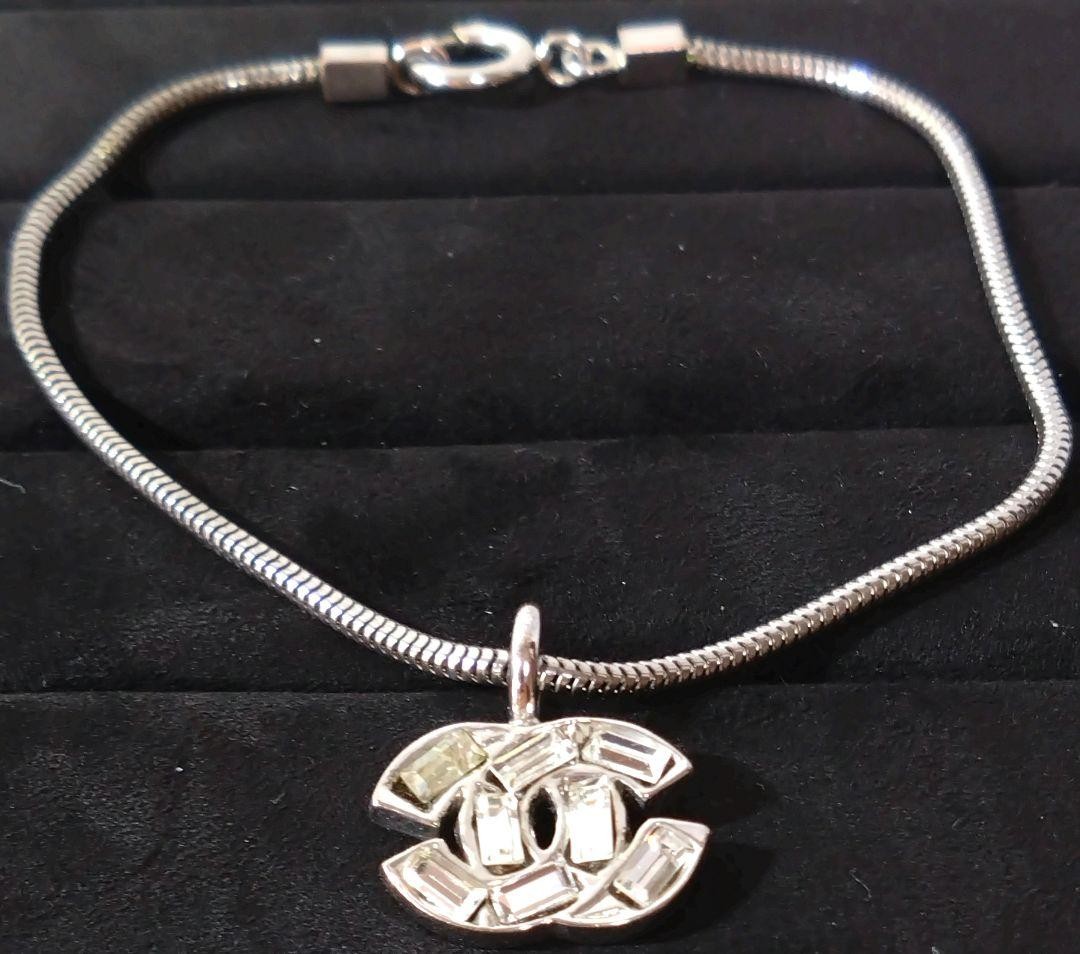 CHANEL Coco Mark Bracelet 01P 19.5cm Vintage Spring 2001 Authentic Genuine