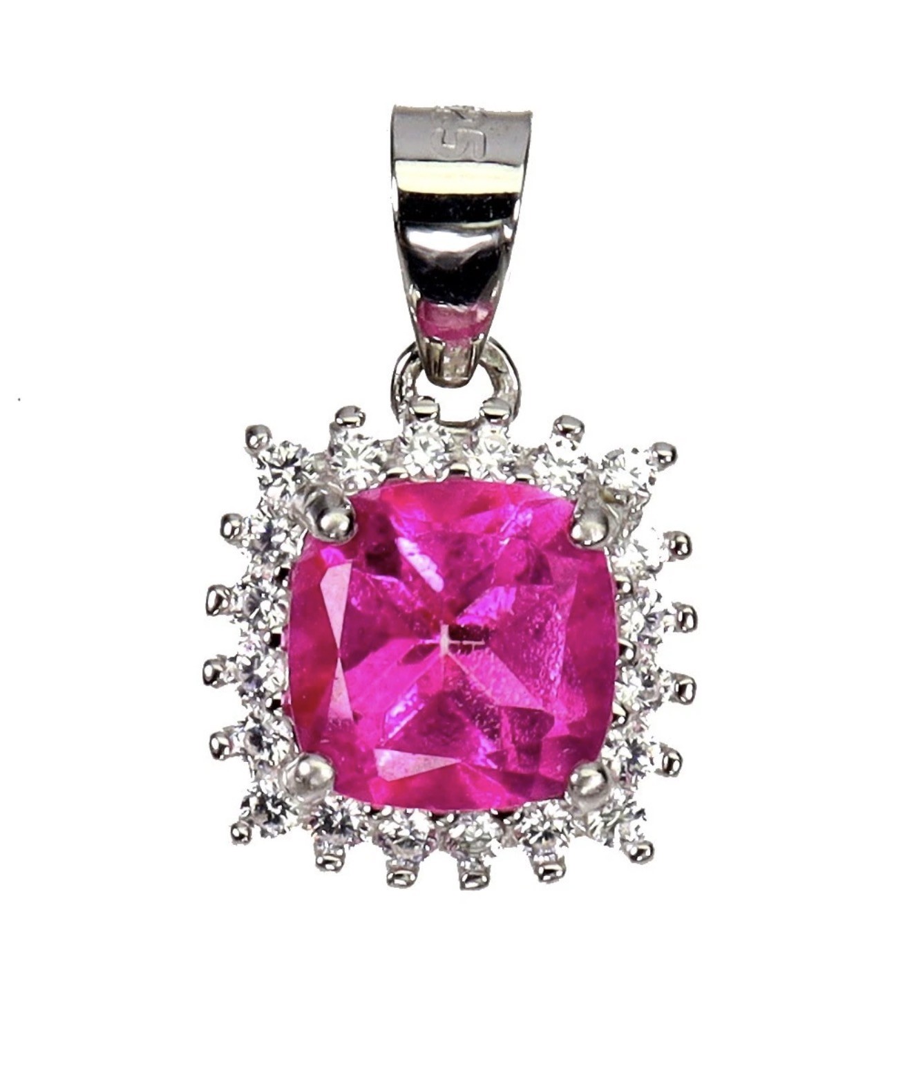 Set! – 1.15CT Natural Pink Topaz Ring 8 Pendant Necklace & Earrings 925 Sterling