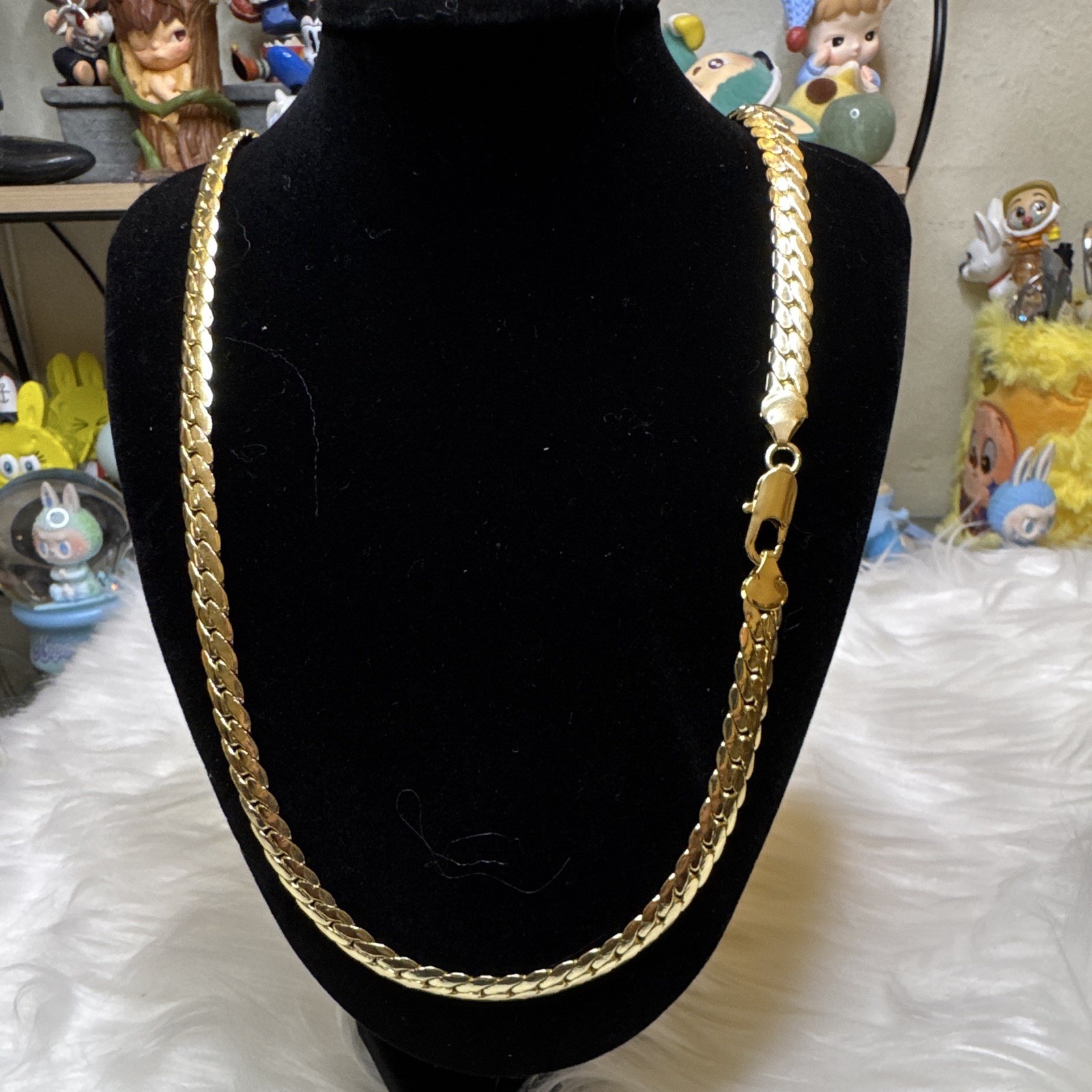Miami Cuban Curb Link 14kGold Filled Chain 28 inch Necklace 6.7mm, Lobster Clasp