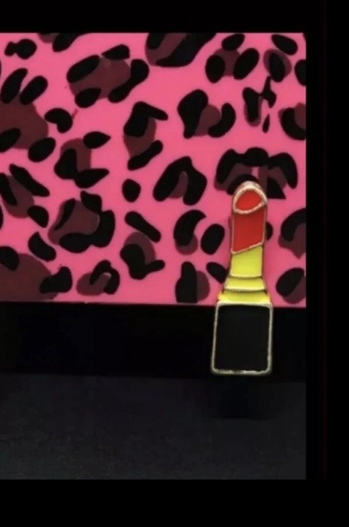 Betsey Johnson Red Lipstick, Perfume Earrings NWT