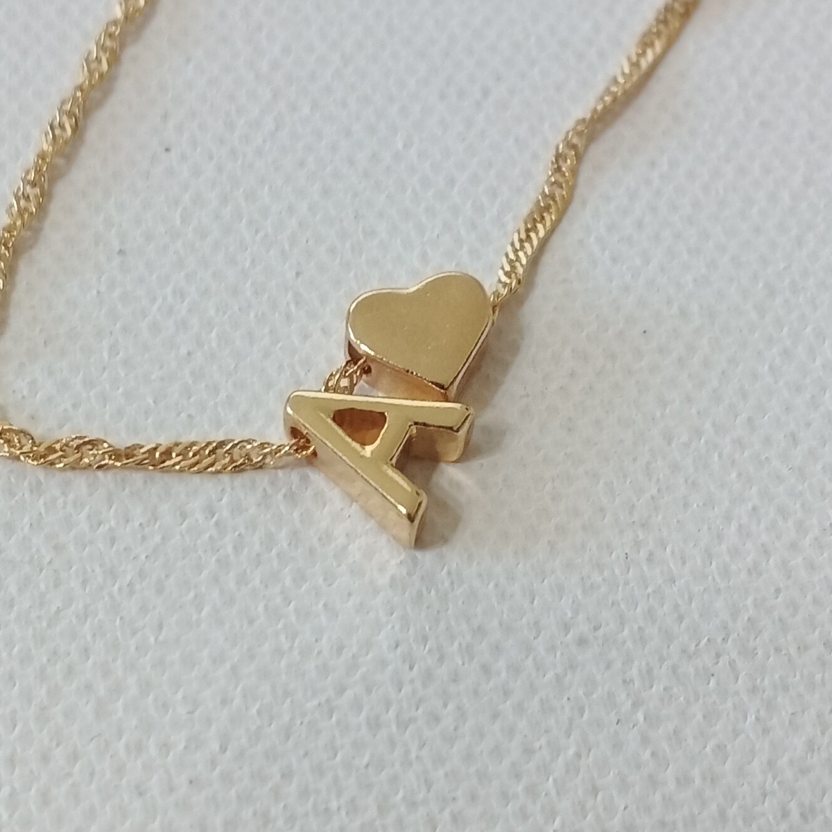 Women brass plated gold chain link 8 in