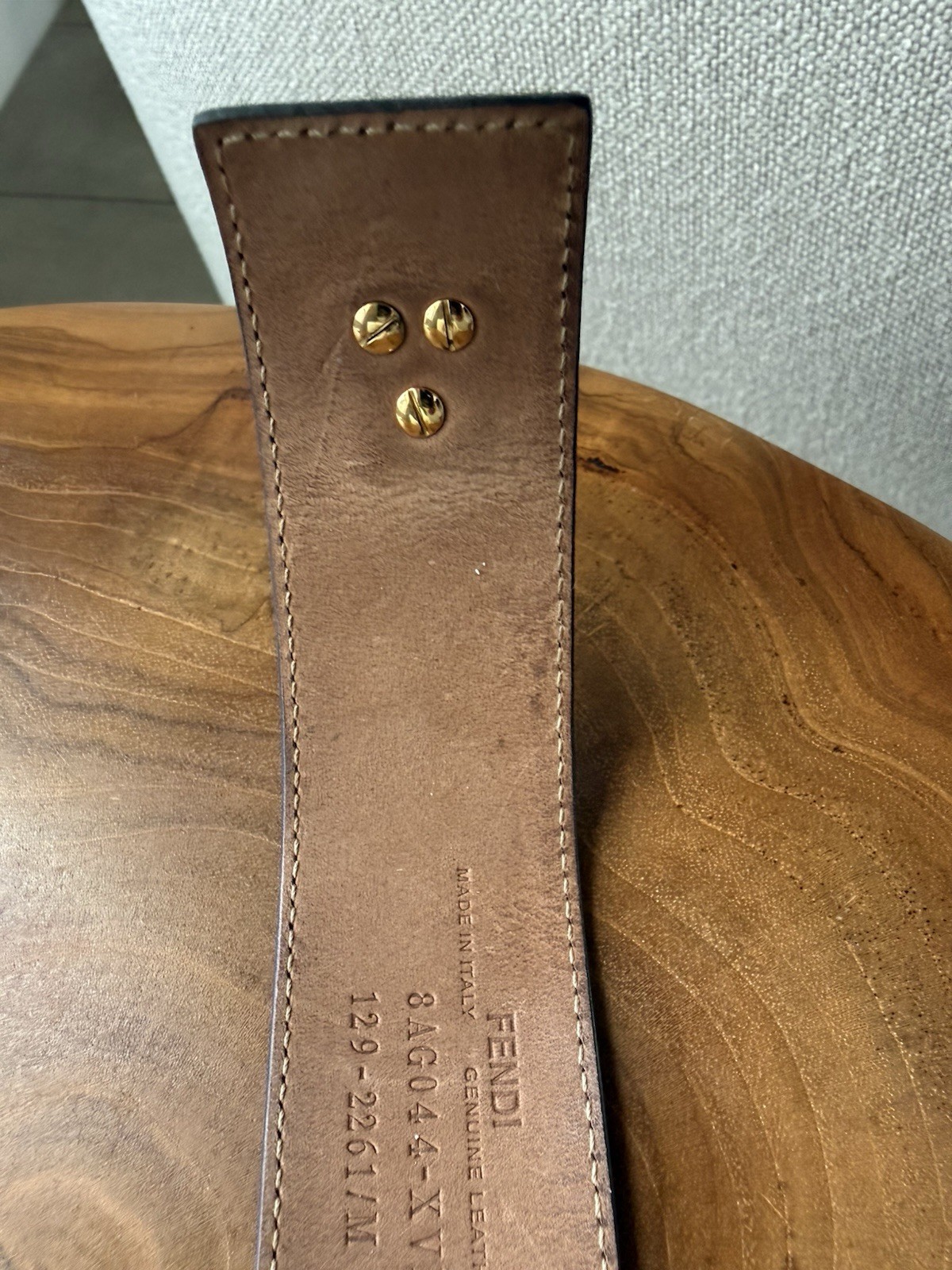 BOLD FENDI LEATHER BRACELET…