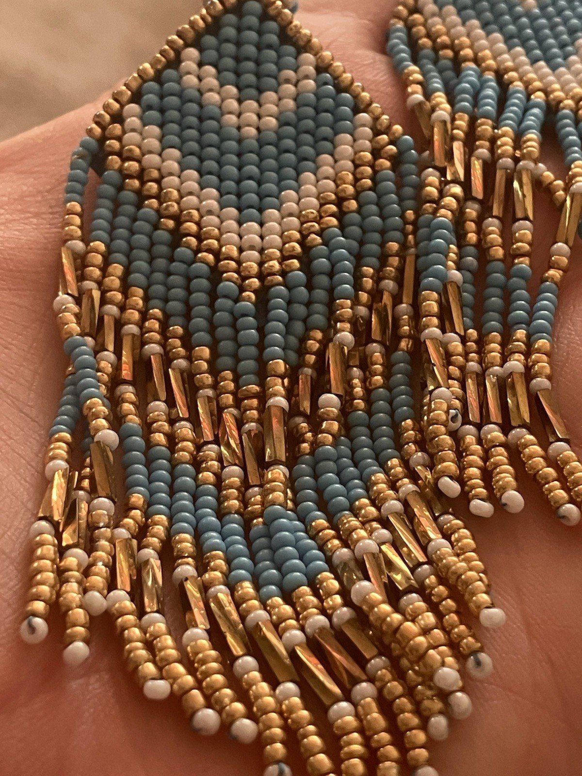 Amazing Handmade Anthropologie NWOT Deepa Gurnani Multicolor Beaded Chandelier