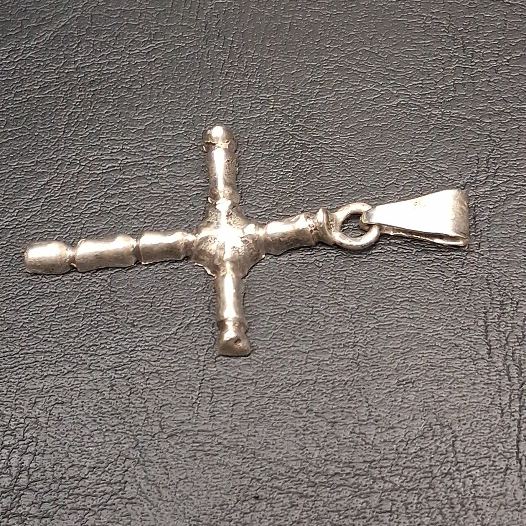 STERLING SILVER 925 TC-98 MEXICO Cross Pendant. 17.606