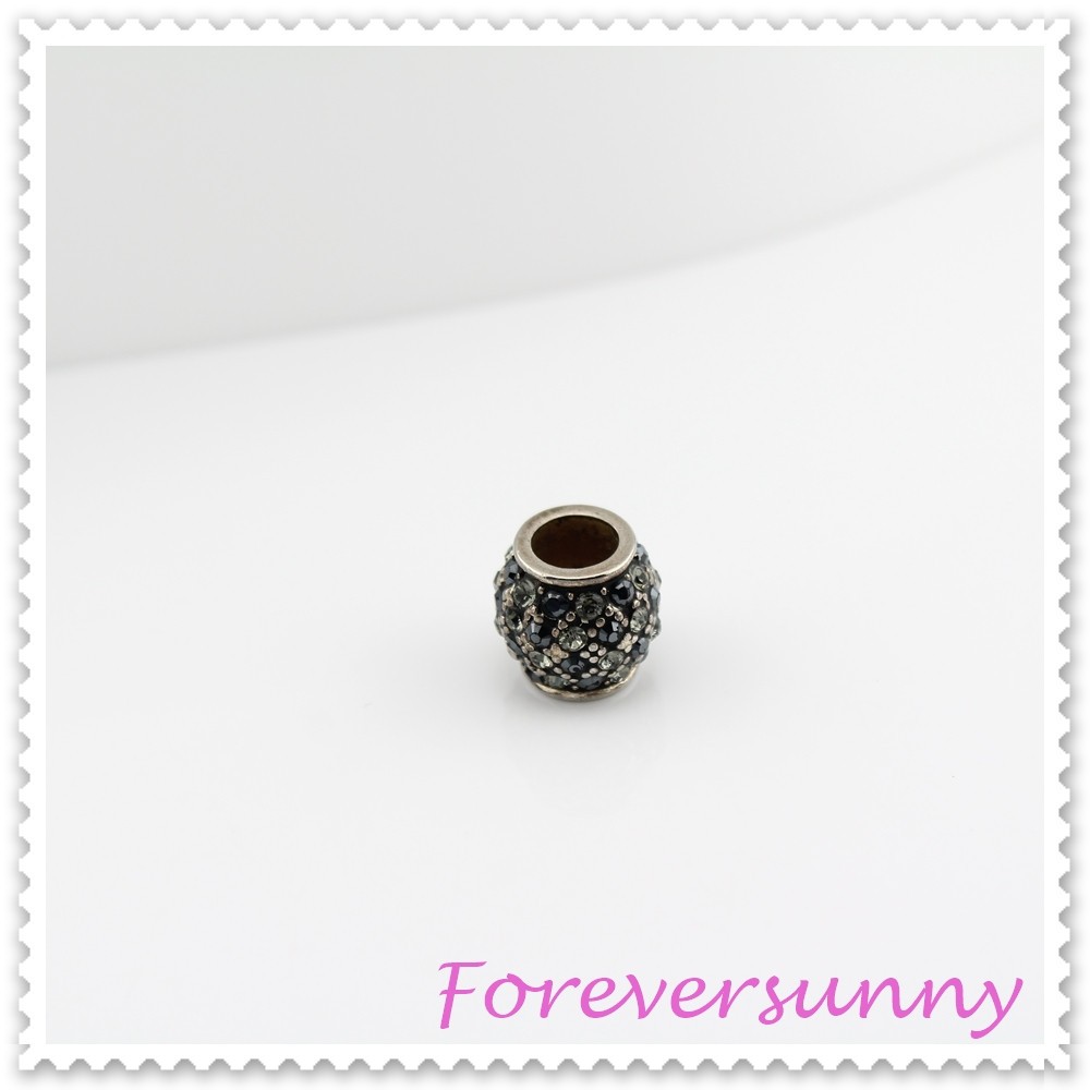 Brighton Crystal Hematite Bead Spacer