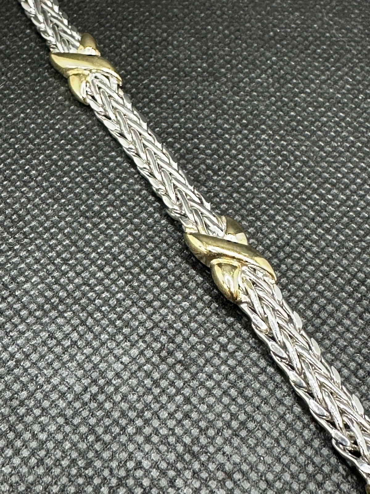 ❤️ Elegant Artisan Woven Snake 925 Sterling Silver Bracelet 9.1g 7”
