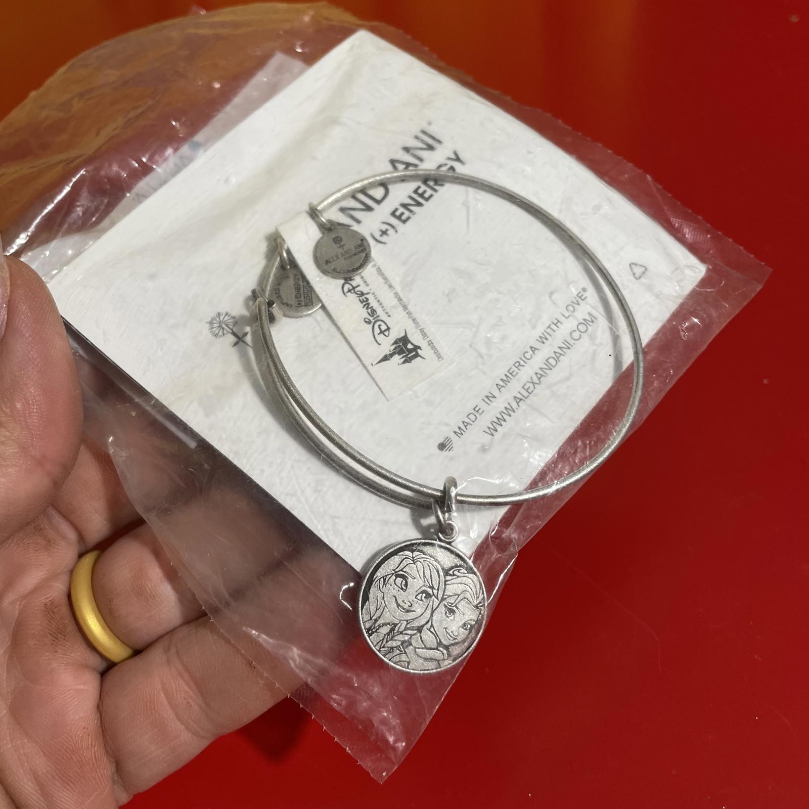 Alex and Ani Frozen Elsa & Anna Charm Bangle Bracelet