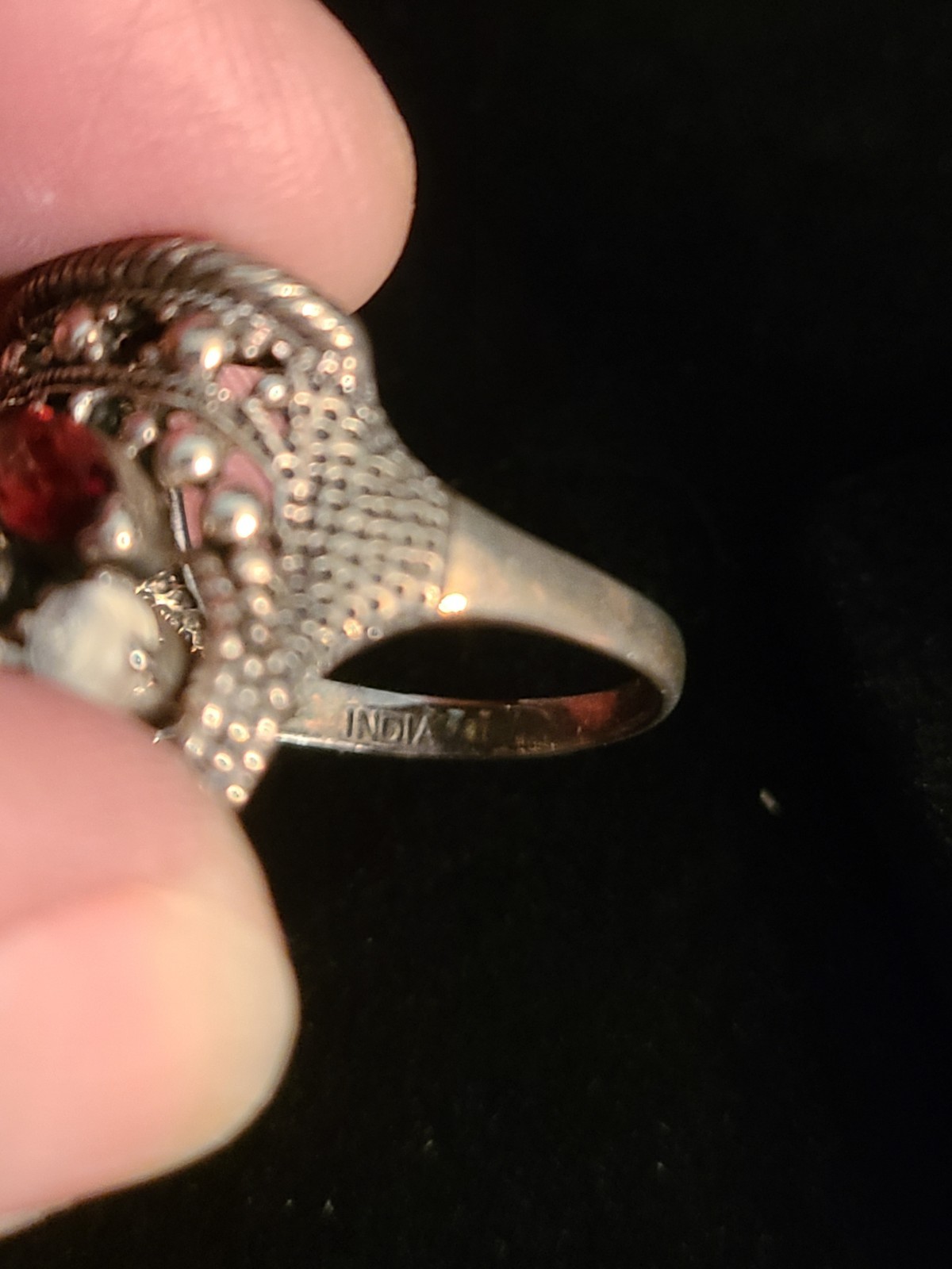 Nicky Butler SS 925 Multi-Gemstone Crown Ring Size 10