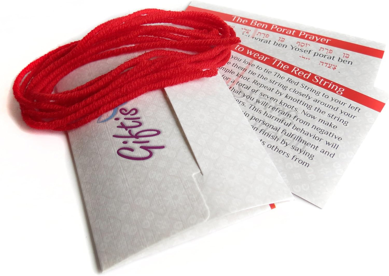 5 Pcs Original Kabbalah Red String Bracelet – 100% Wool – Powerful Protection fo
