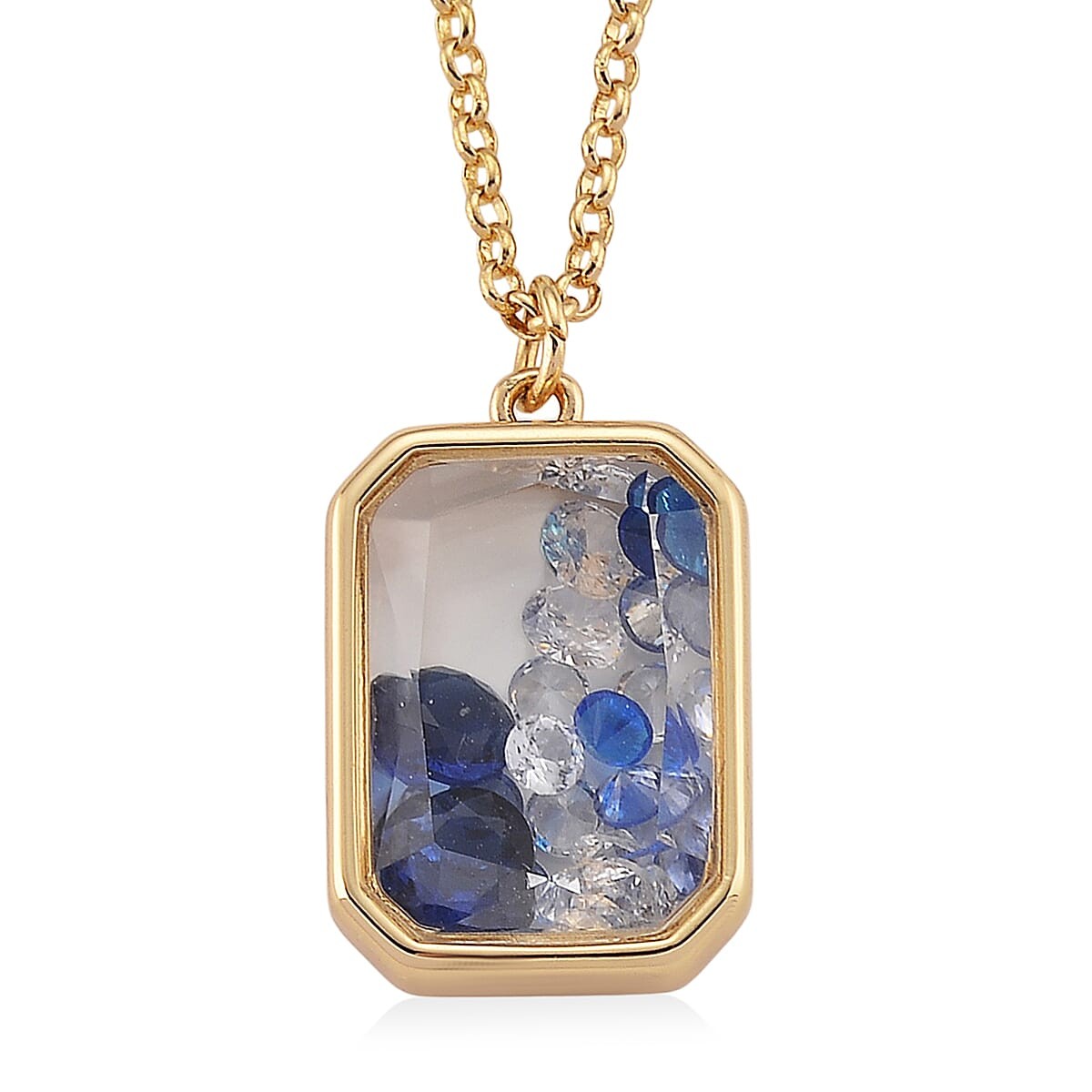 Golden Glass Cubic Zirconia Yellow Quartzite Necklace 17-22In Earrings Goldtone