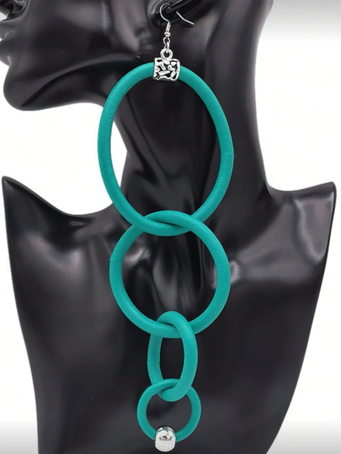 1 Pair Bohemian Style Long Pendant Earrings