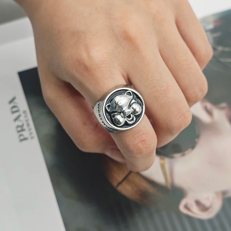 Anime NANA Okazaki Shinichi Cosplay Ring Alloy Adult Unisex Kawaii 18mm