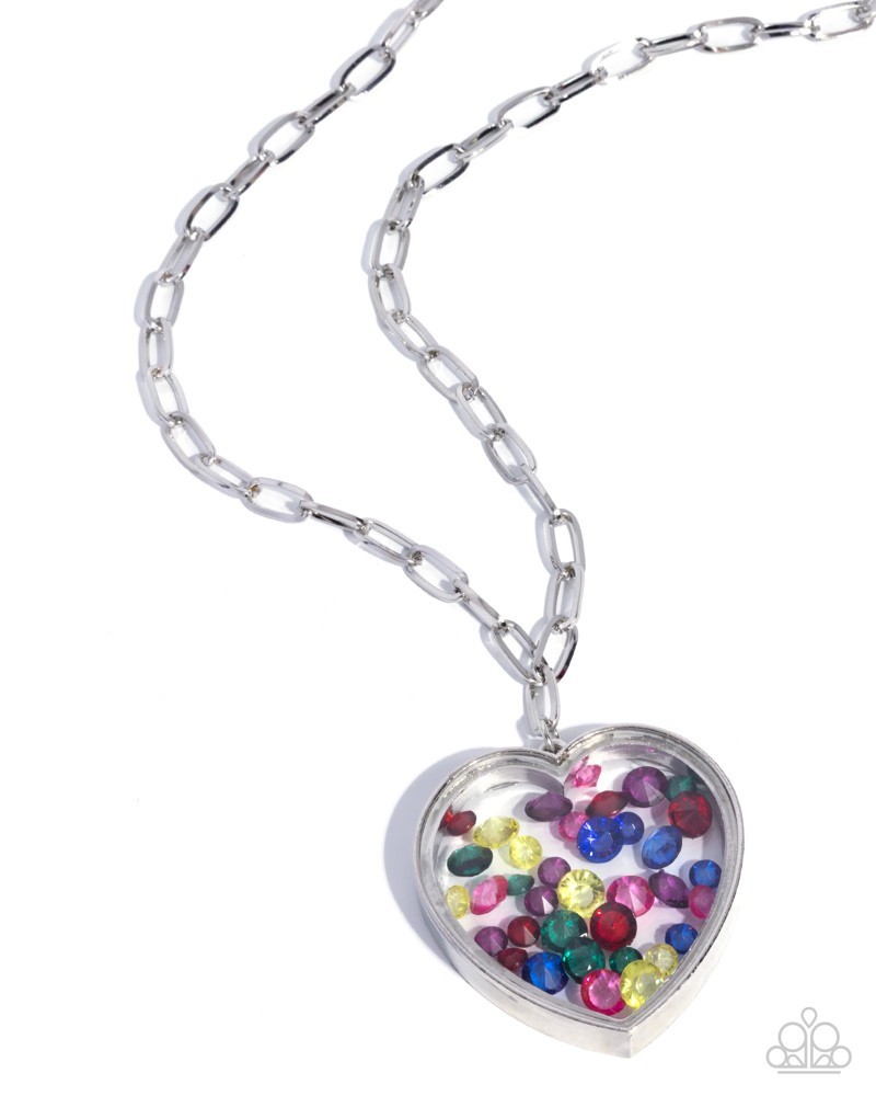 Paparazzi Cupid Collection Multi – Gem Beads – Necklace & Earrings