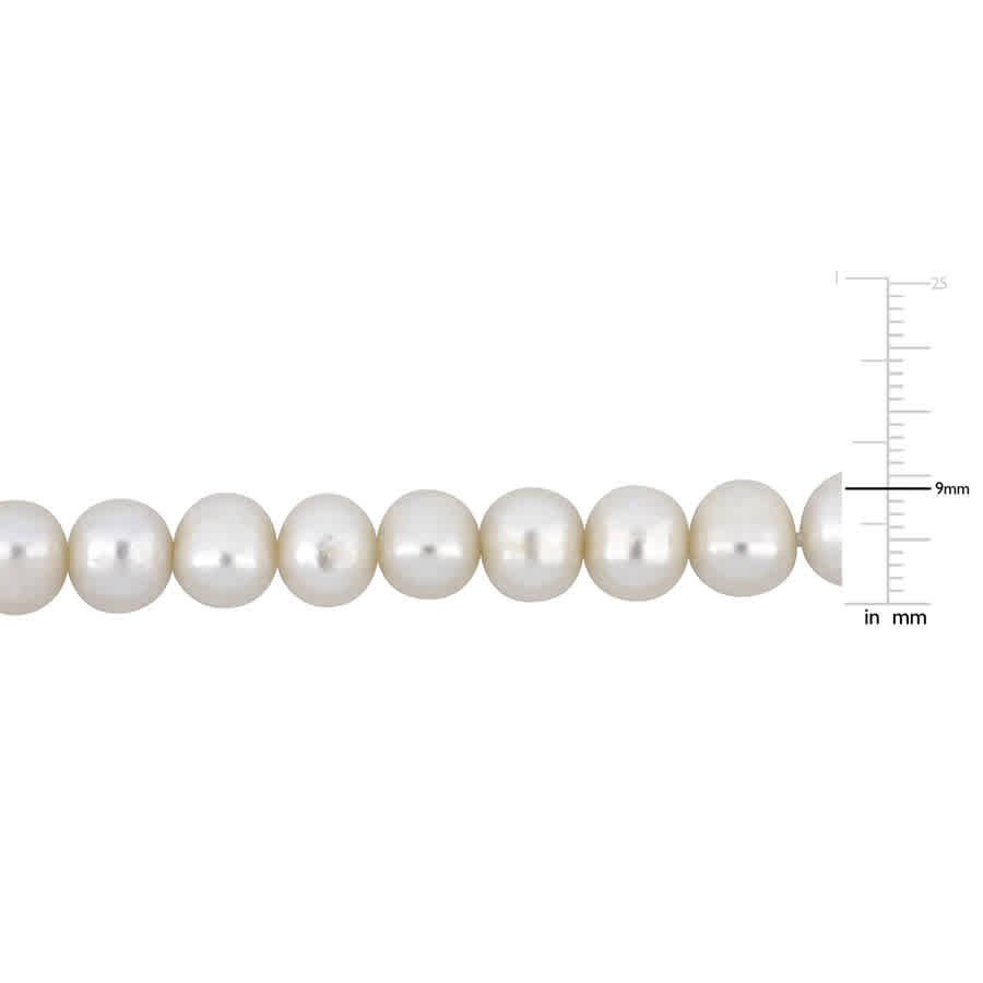 AMOUR 9-9.5mm Freshwater Cultured Pearl Bracelet in Sterling Silver – 9 In.