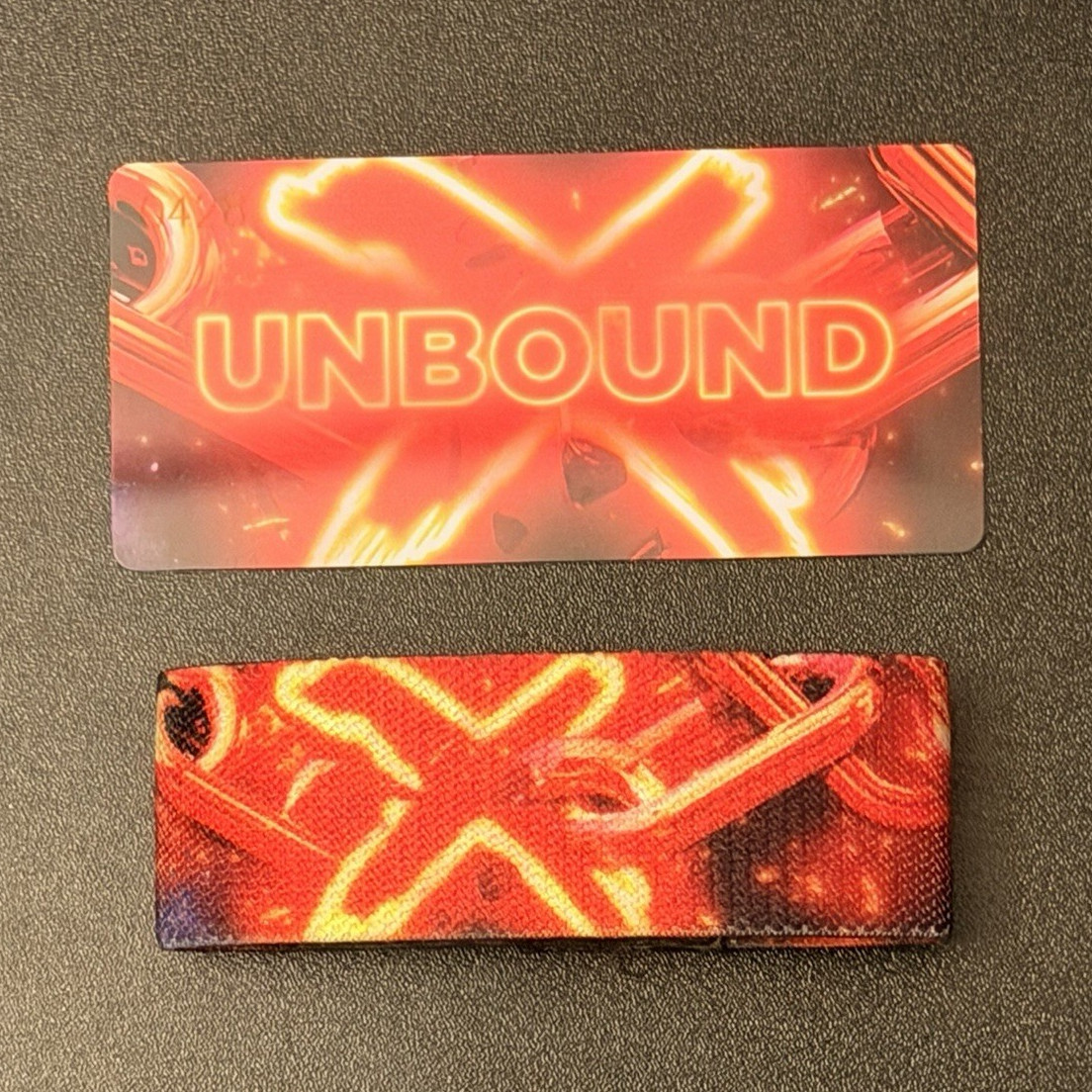OOS SUPER RARE LUMI ZOX ‘Unbound’ *CUSTOM XS* Fabric Wristband #0428