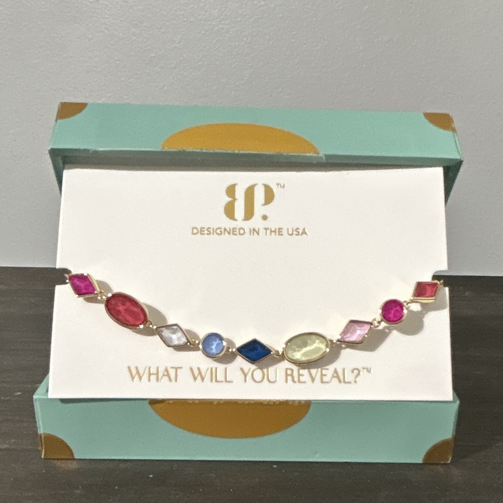 Bomb Party Summer Jewel Candy Next Stop Glamour Tokyo Pop Gold-Plated Bracelet