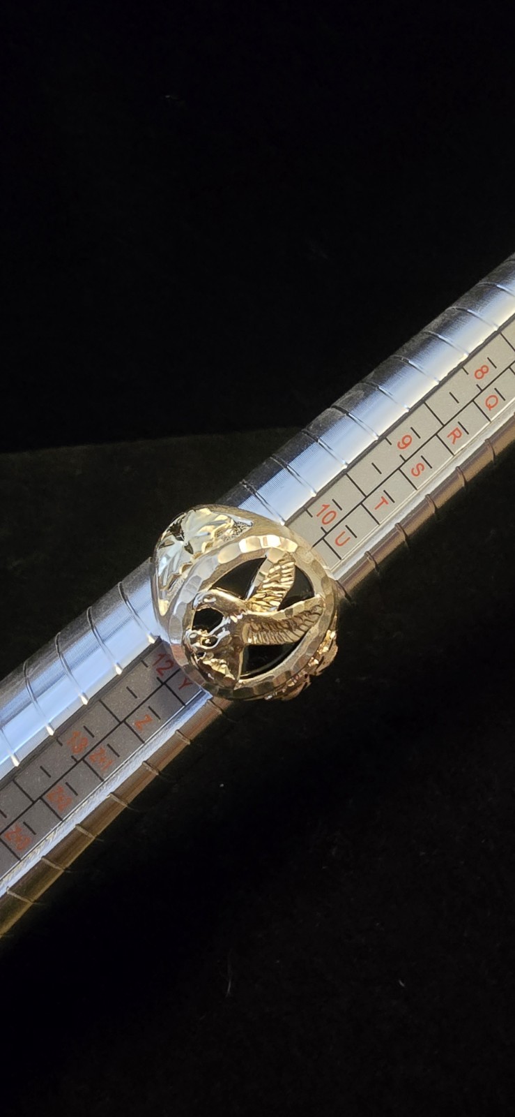 Blackhills Gold Co. Eagle 925 & 10k Gold Inlays With Black Onyx