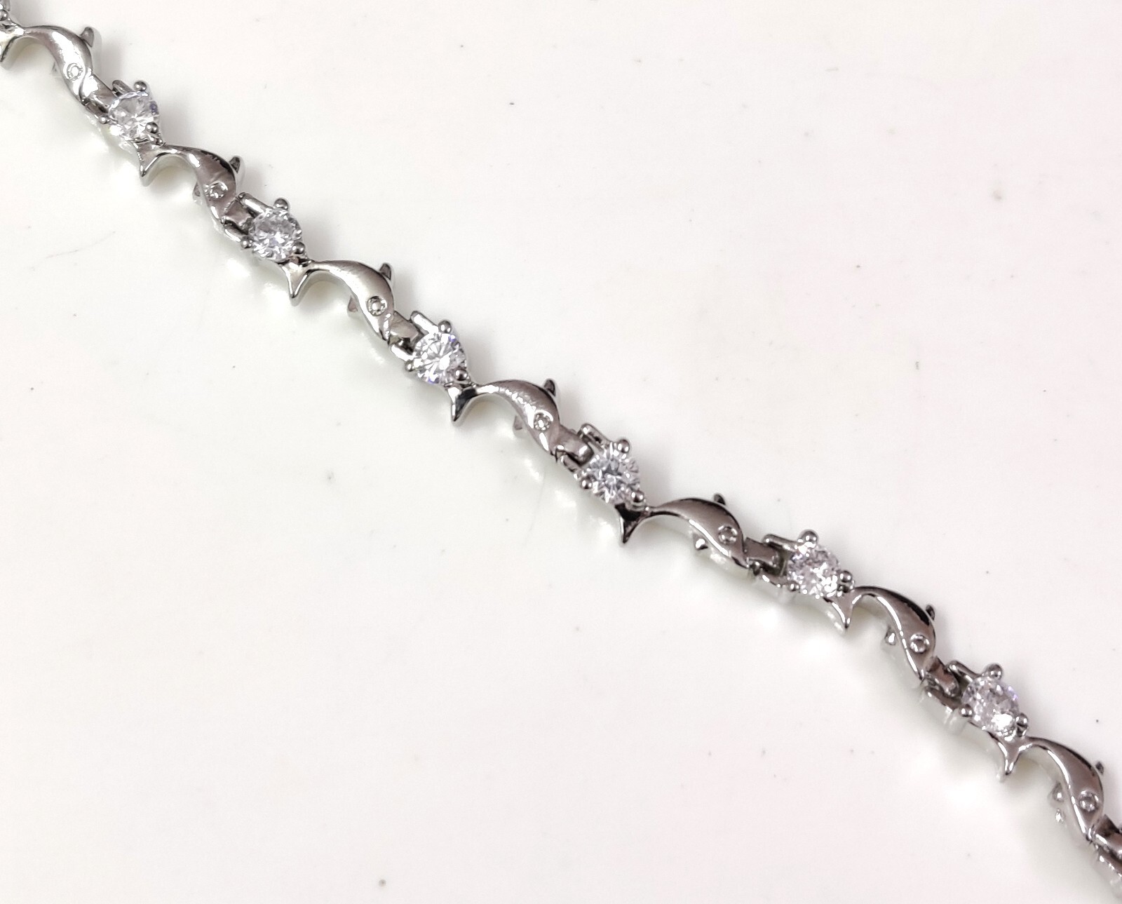 Beautiful Zircon Quartz Round Cut Show Stopper Handmade Jewelry Bracelet 7″