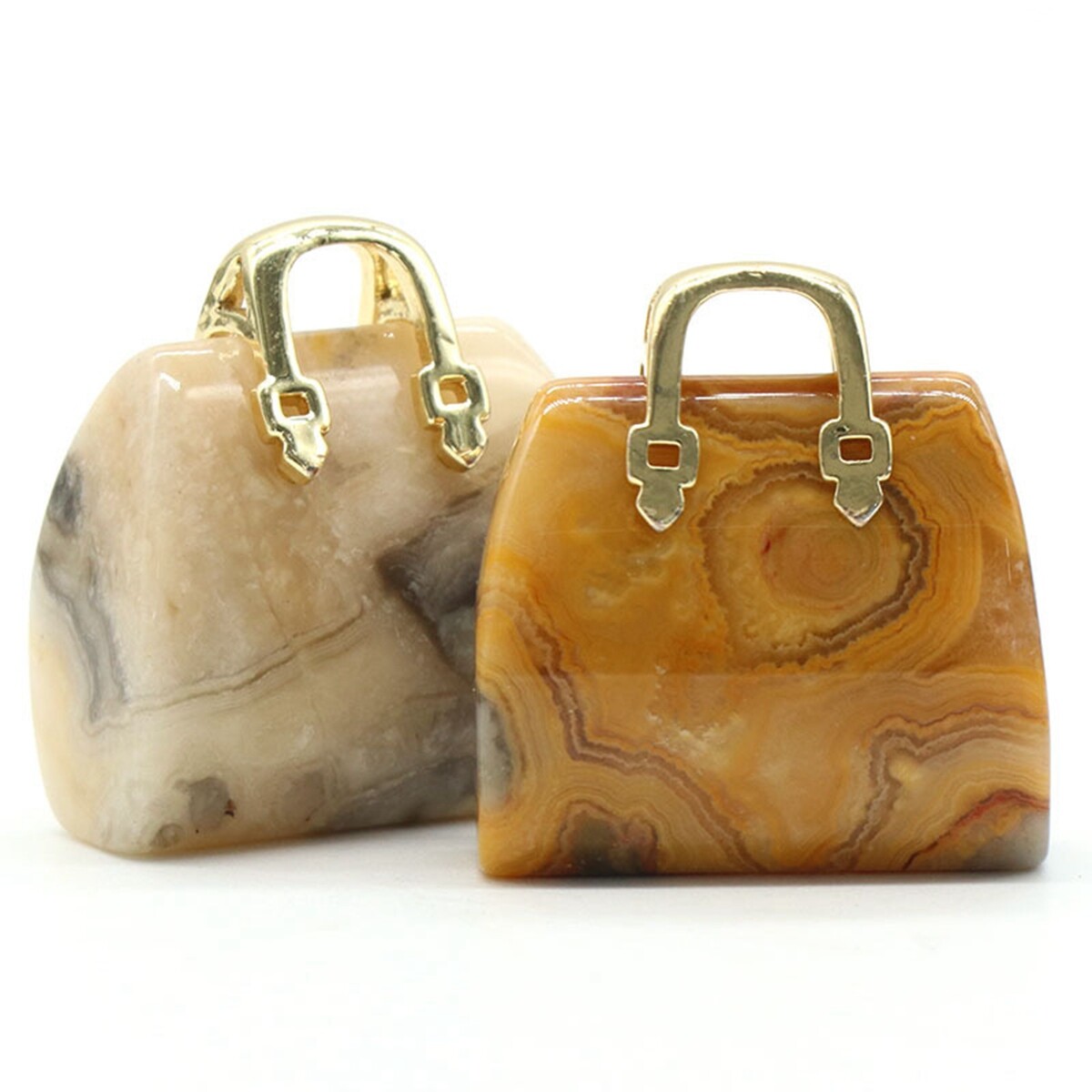 2PCS High-Quality Charming Fashionable Women Bag Keychain Pendant
