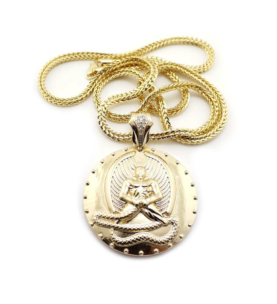 NEW YOUNG JEEZY EUPHANASIA PENDANT 36″ FRANCO CHAIN HIP HOP NECKLACE MP835