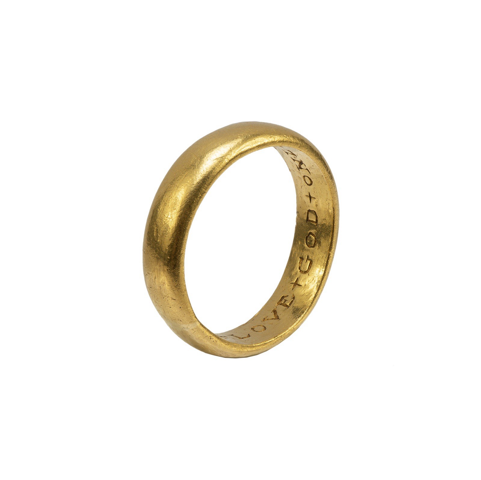 English, 17th century, Antique Posy Ring – 22k gold 9.5 grams