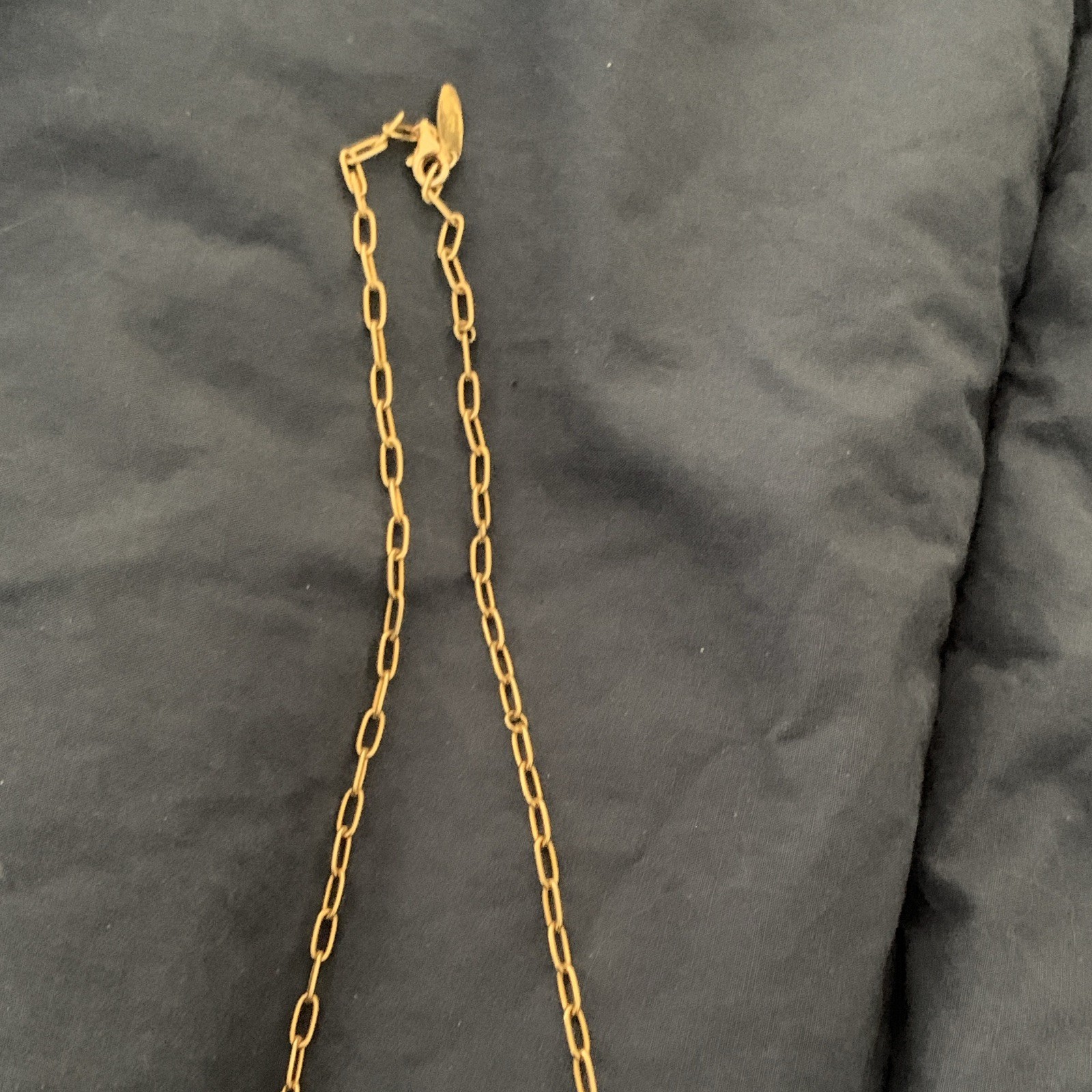 BaubleBar Gold Tone 925 Cable Chain Necklace with Lobster Clasp, No Stone