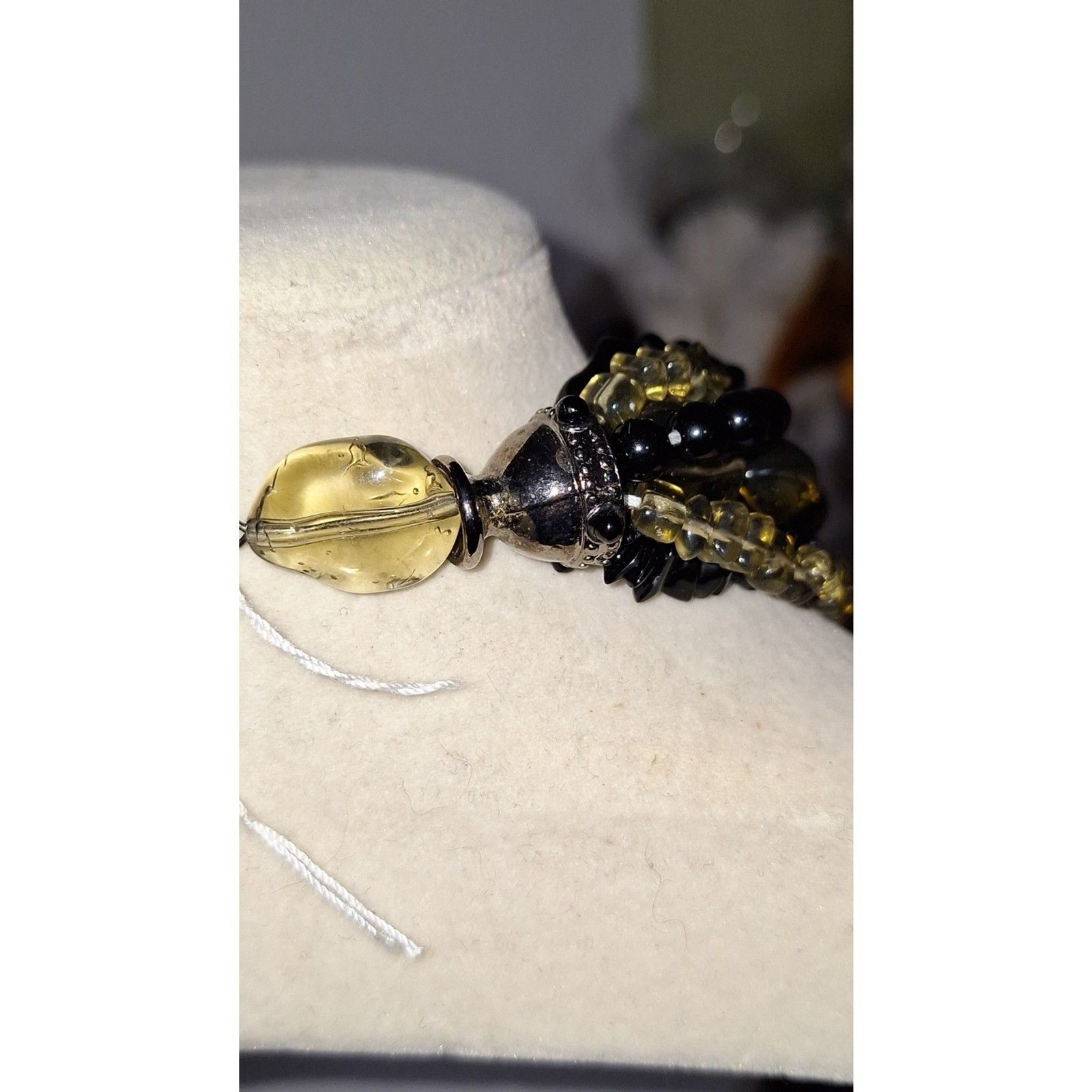 Women’s Chunky Layered Choker Necklace Beaded Cocktail Party Opulent Gift