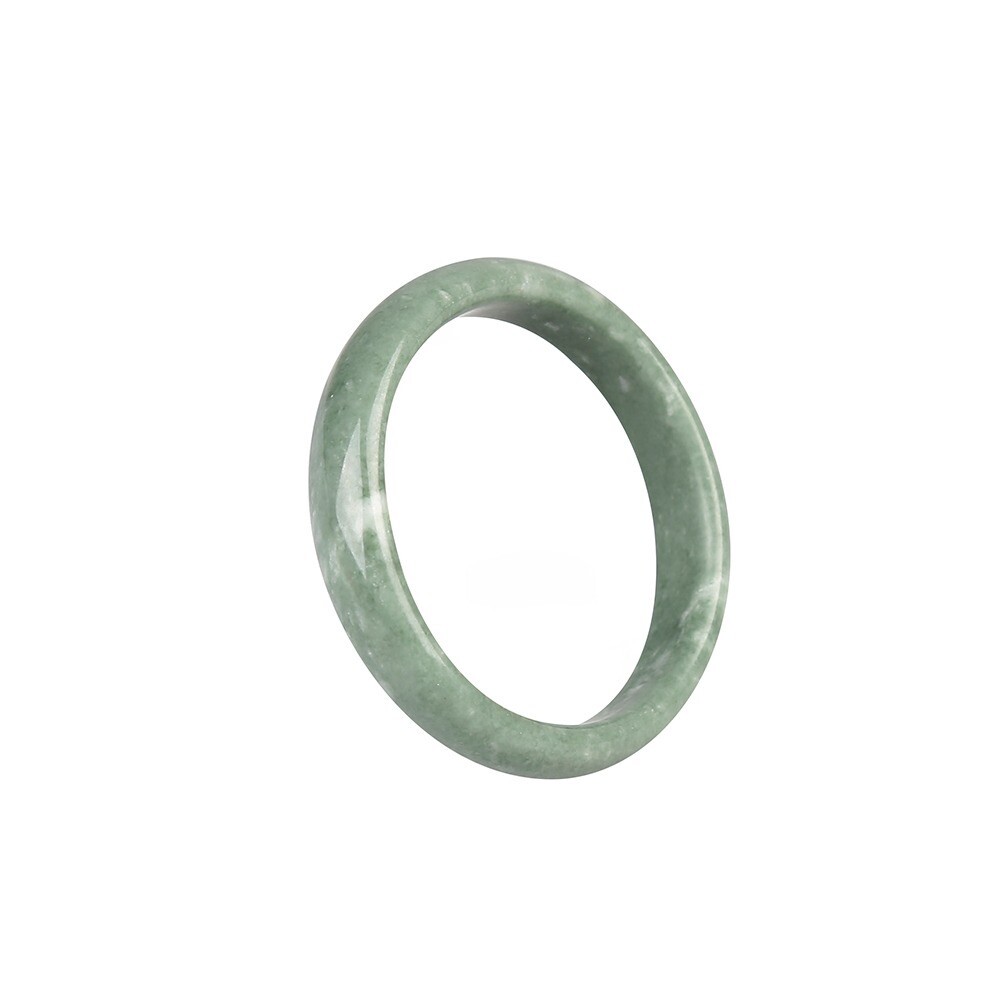 Gorgeous Natural Real Chinese Light Green Jade Bangle Bracelet Jadeite Jade 64mm