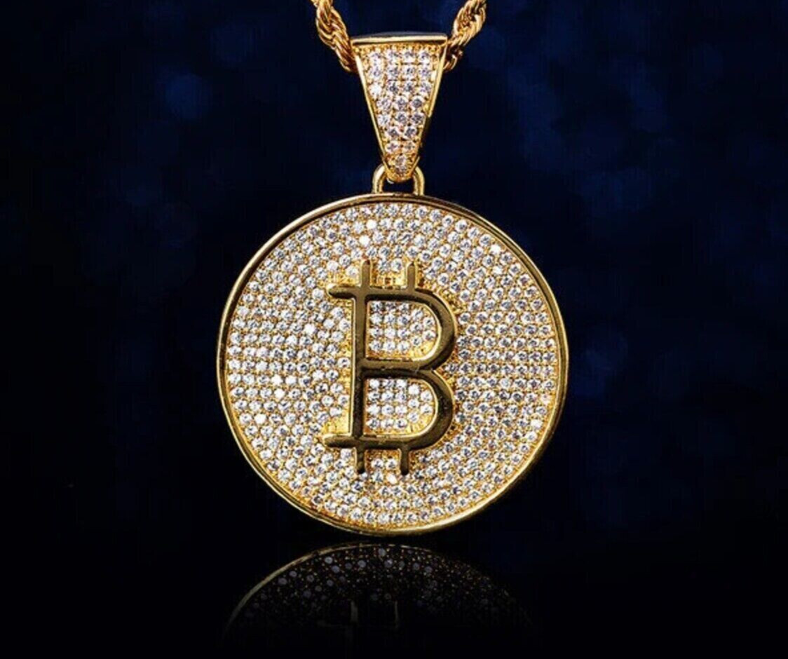 1.50 Ct Round Simulated Diamond Initial B Letter Pendant 14K Yellow Gold Plated